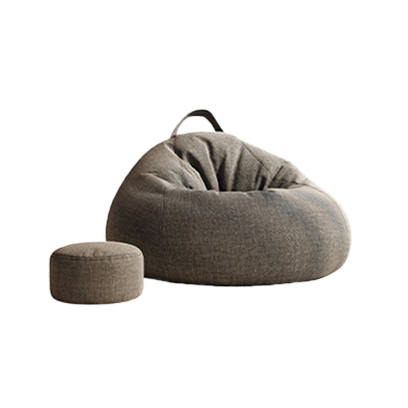 Scandinavian Armless Side Chair With Loose Cover Side Chair for Bedroom and Living Room