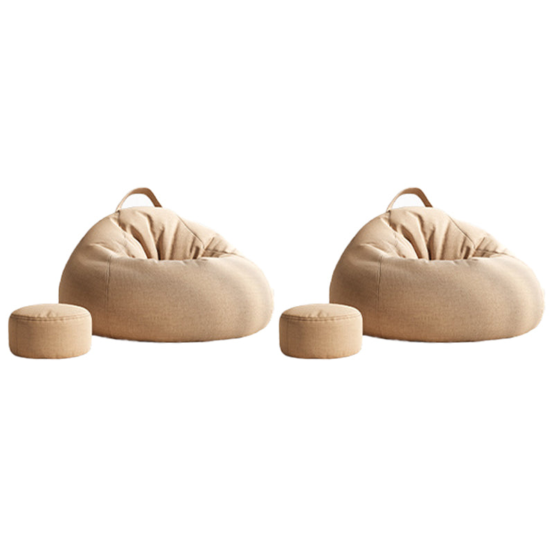 Scandinavian Armless Side Chair With Loose Cover Side Chair for Bedroom and Living Room