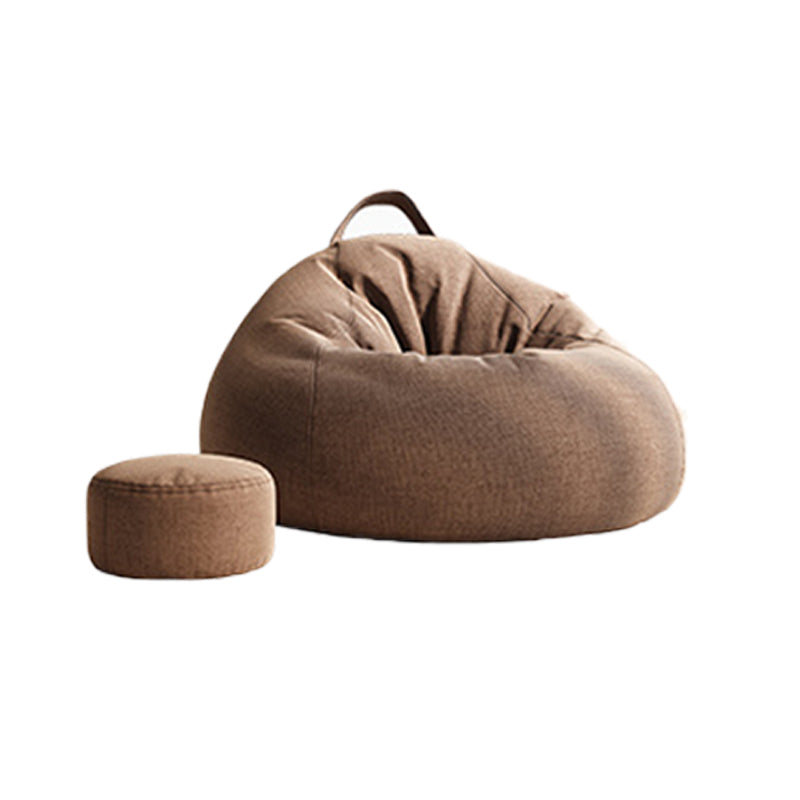 Scandinavian Armless Side Chair With Loose Cover Side Chair for Bedroom and Living Room