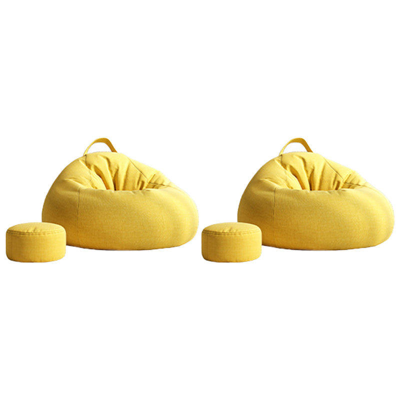 Scandinavian Armless Side Chair With Loose Cover Side Chair for Bedroom and Living Room