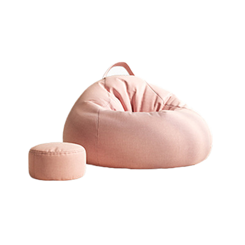 Scandinavian Armless Side Chair With Loose Cover Side Chair for Bedroom and Living Room