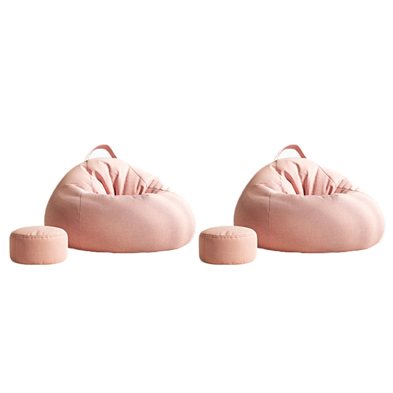 Scandinavian Armless Side Chair With Loose Cover Side Chair for Bedroom and Living Room