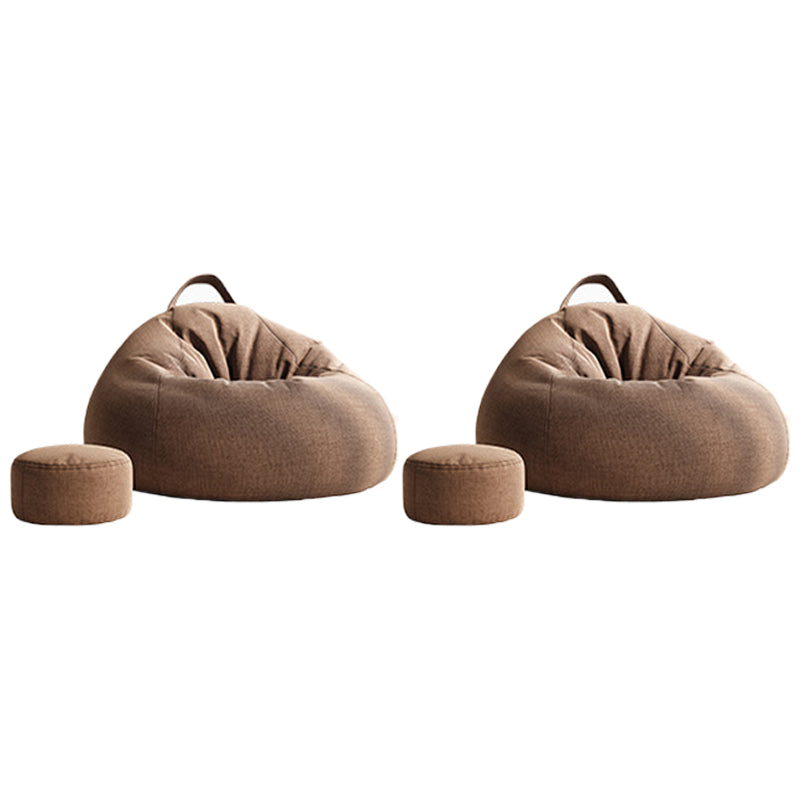 Scandinavian Armless Side Chair With Loose Cover Side Chair for Bedroom and Living Room