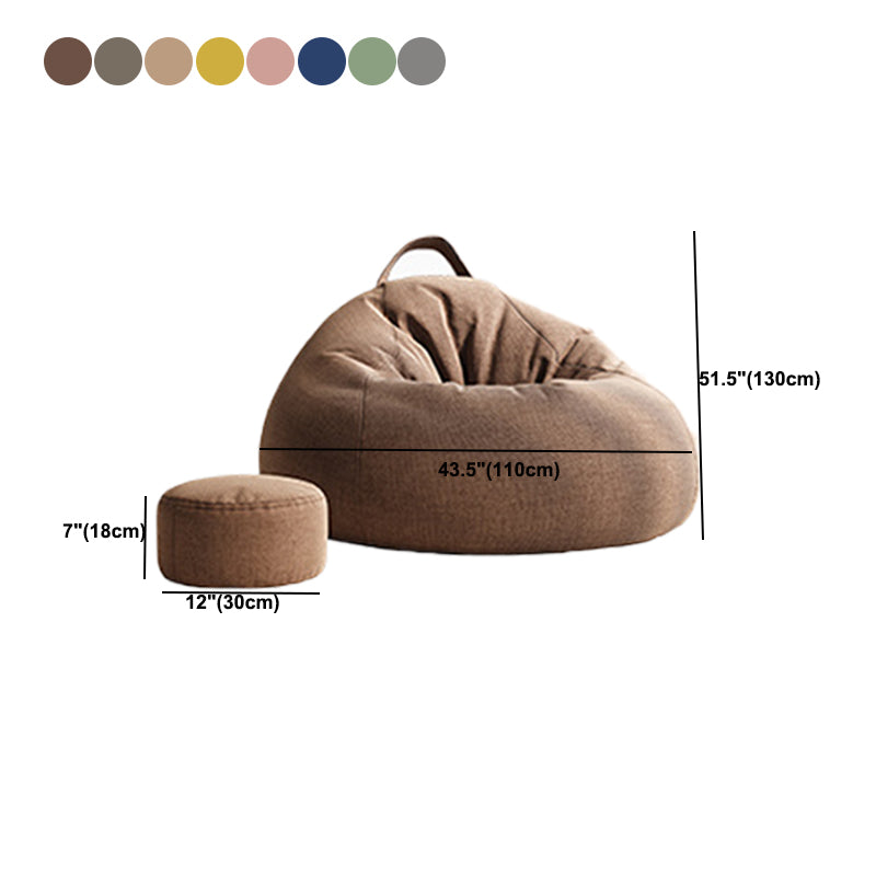 Scandinavian Armless Side Chair With Loose Cover Side Chair for Bedroom and Living Room