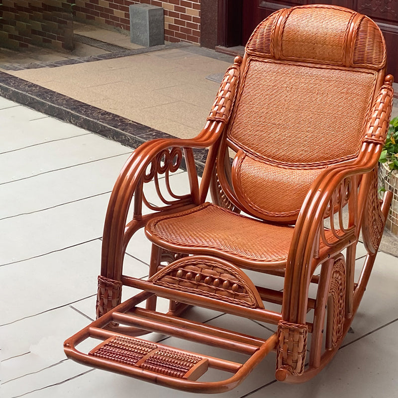 Traditional Recliner Chair Rattan/Wicker Recliner Chair for Living Room