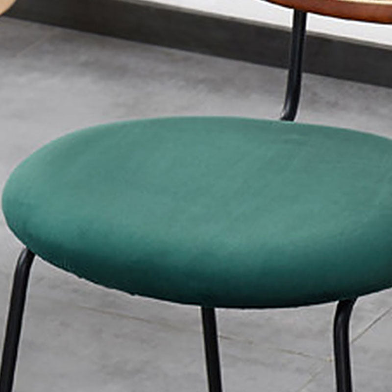 Fabric Dining Chairs Industrial Style Open Back Dining Side Chair