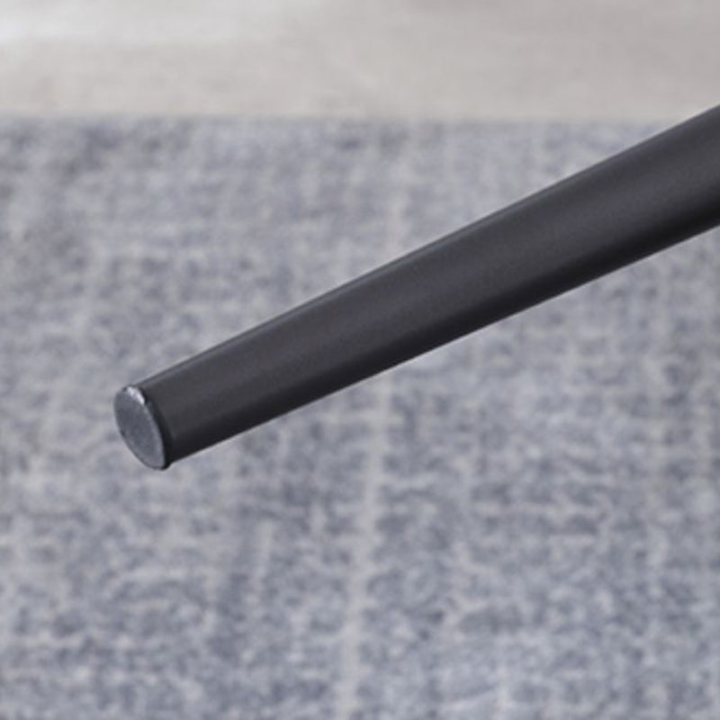 Contemporary Kitchen Chairs Dining Arm Side Chairs with Metal Legs