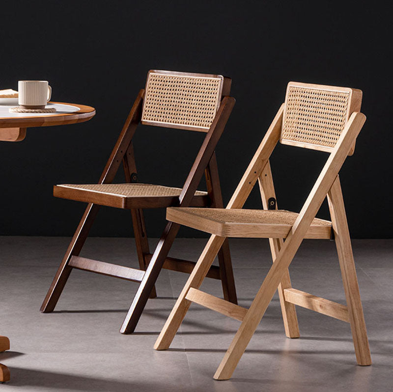 Contemporary Kitchen Chairs Dining Open Back Armless Side Chairs with Wooden Legs