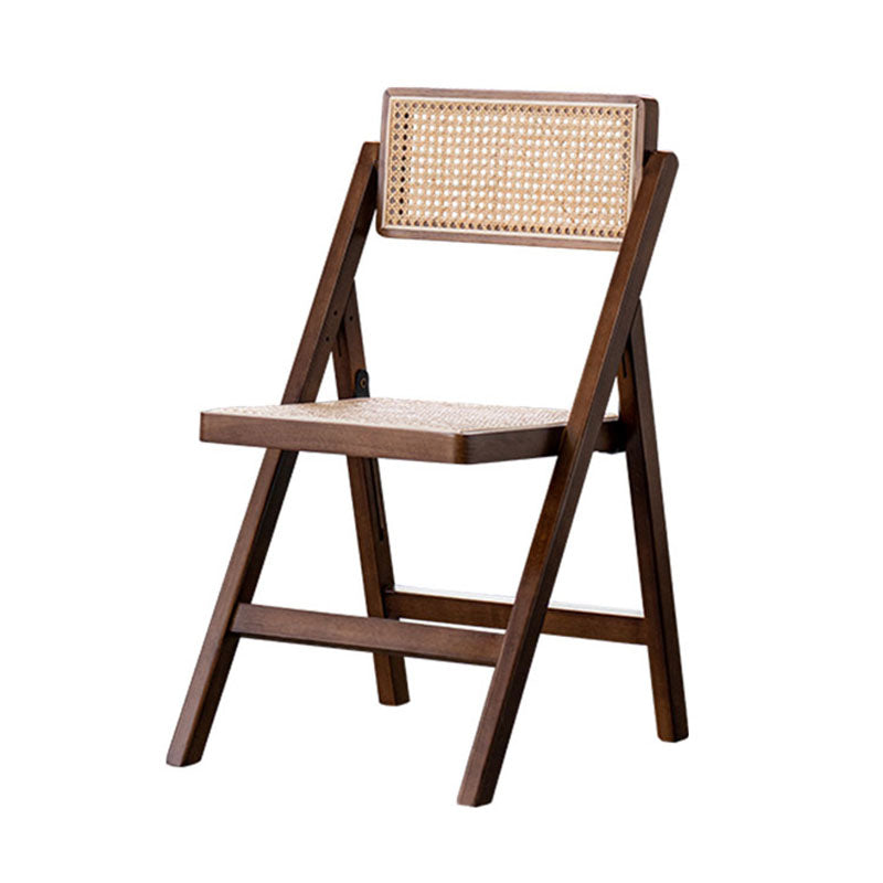 Contemporary Kitchen Chairs Dining Open Back Armless Side Chairs with Wooden Legs