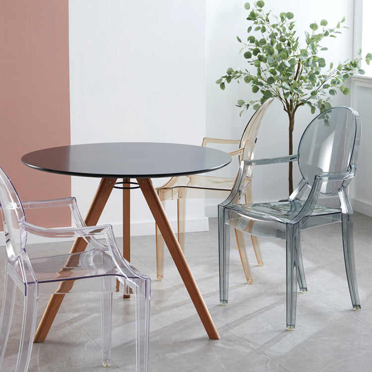 King Louis Back Chair Scandinavian Acrylic Dining Kitchen Room Armchair