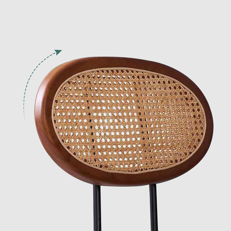 Upholstered Side Chairs Industrial Armless Open Back Dining Side Chair