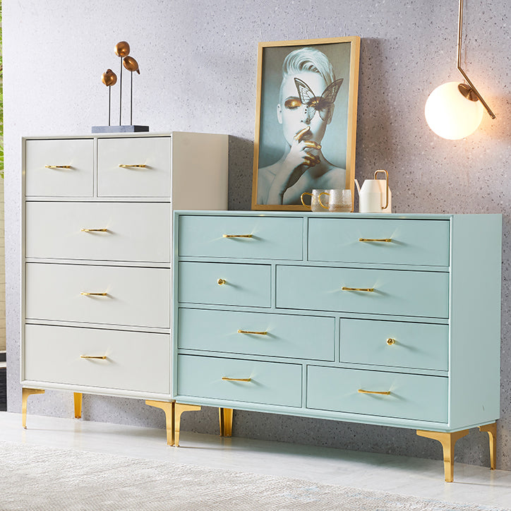 Modern Style Sideboard Table with Engineered Wood Drawers and Storage Buffet Server