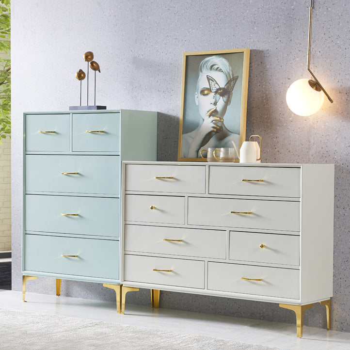 Modern Style Sideboard Table with Engineered Wood Drawers and Storage Buffet Server