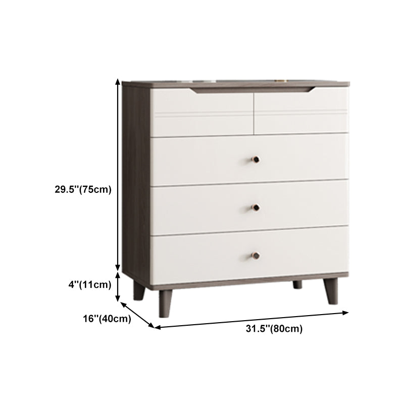 Wood Living Room Sideboard Cabinet Modern Buffet Server Cabinet with Drawer