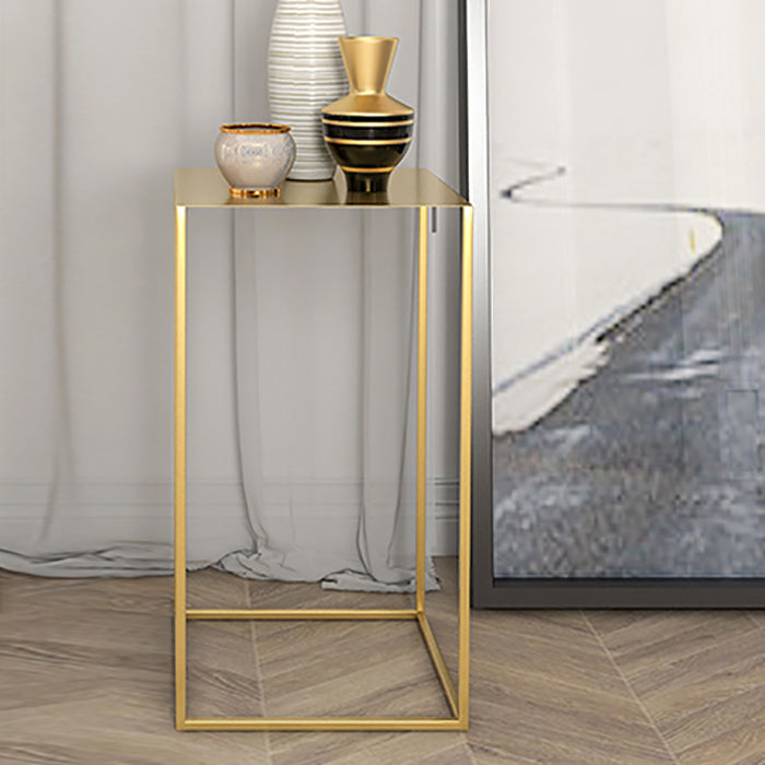 Square Metal Table Frame Base Design Medieval Modern Style Side Table
