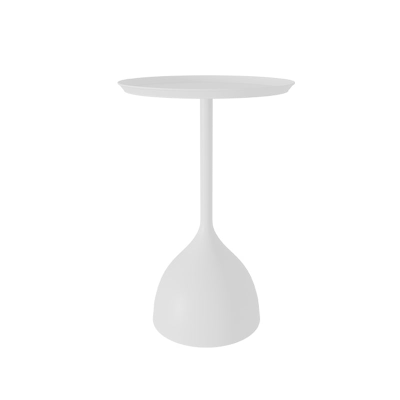 Medieval Modern Style Pedestal Base Design Circular Metal Table Side Table