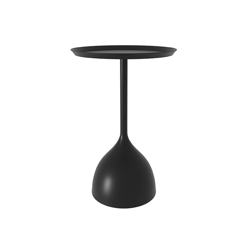Medieval Modern Style Pedestal Base Design Circular Metal Table Side Table
