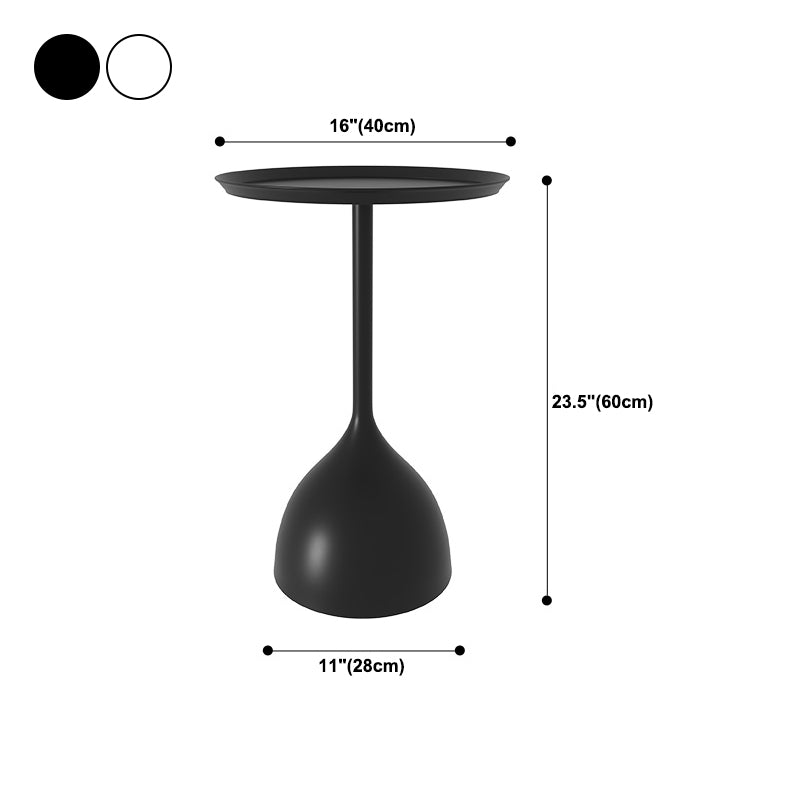 Medieval Modern Style Pedestal Base Design Circular Metal Table Side Table