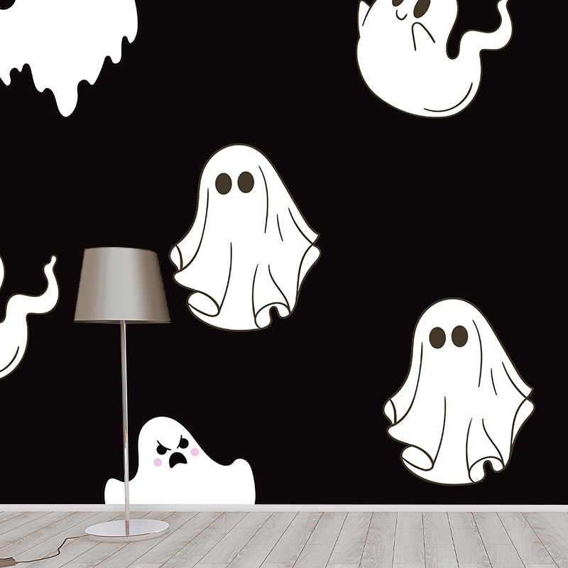 Environment Friendly Cartoon Illustration Wallpaper Mildew Resistant Indoor Wall Mural