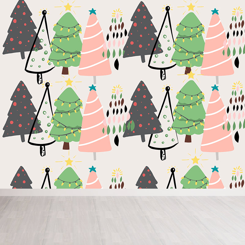Illustration Environment Friendly Mural Wallpaper Christmas Bedroom Wall Mural