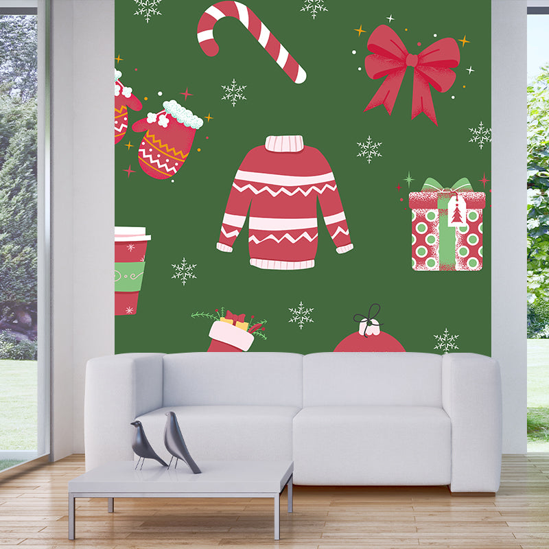 Illustration Environment Friendly Mural Wallpaper Christmas Bedroom Wall Mural