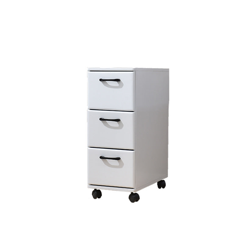 Solid Wood Accent Chest with Drawers 23.62" Wide Chest on Wheels