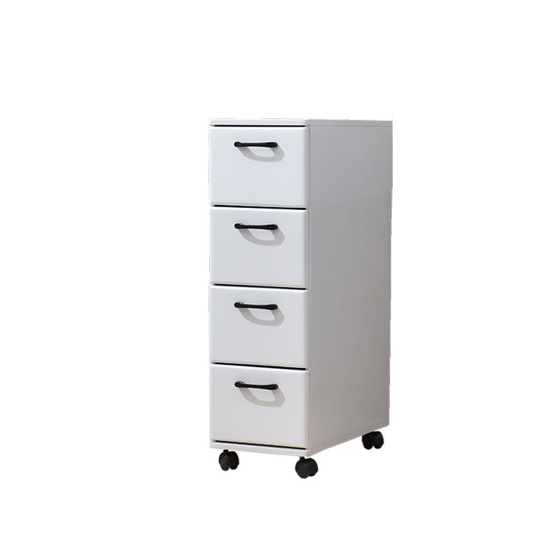 Solid Wood Accent Chest with Drawers 23.62" Wide Chest on Wheels