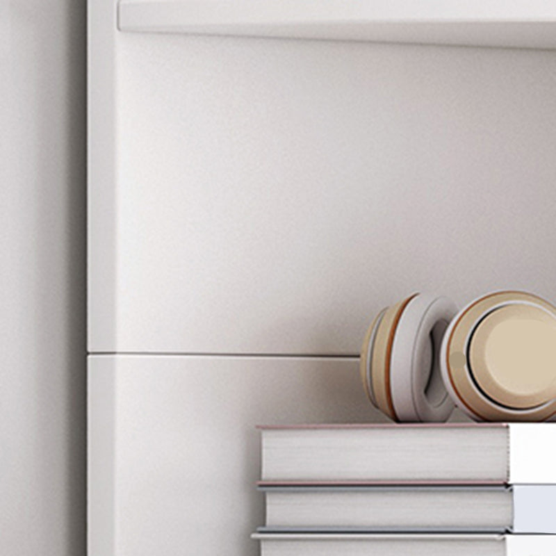 Wooden Triangle Accent Chest with Shelves Contemporary Chest