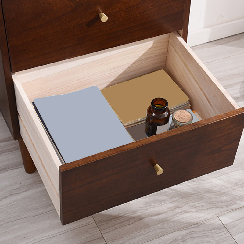 Solid Wood Accent Chest with Straight Legs 15.74" Wide Chest with 6 Drawers
