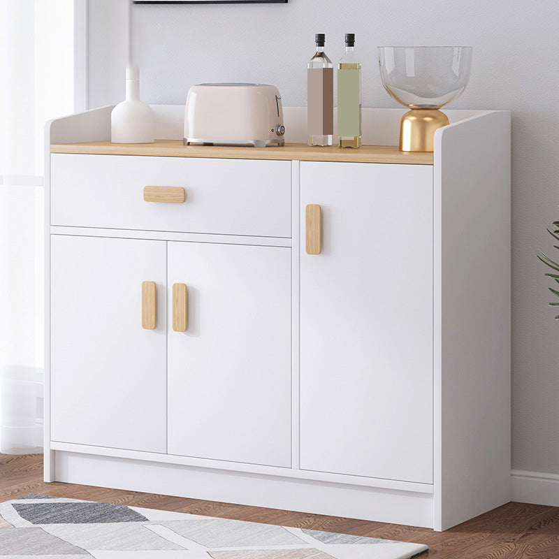 13.77" Wide Accent Chest with Drawer Contemporary Wood Chest with Door