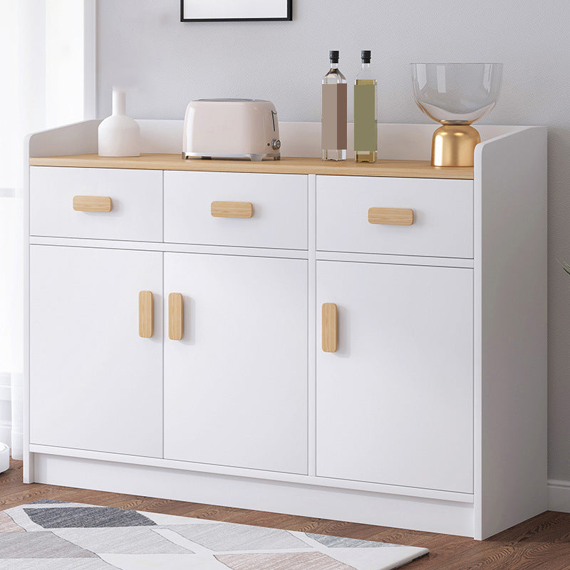 13.77" Wide Accent Chest with Drawer Contemporary Wood Chest with Door