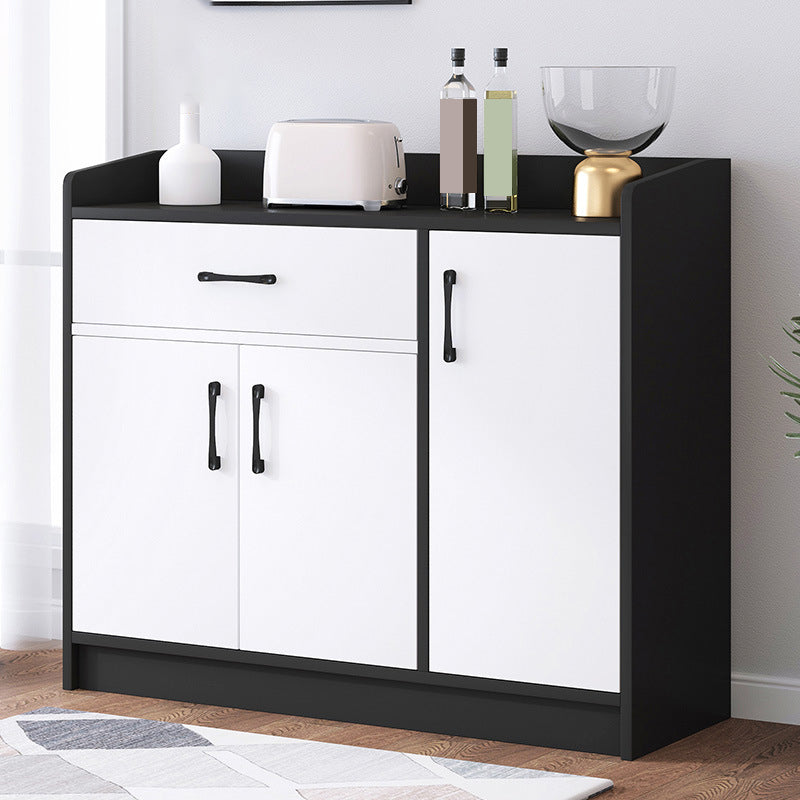 13.77" Wide Accent Chest with Drawer Contemporary Wood Chest with Door