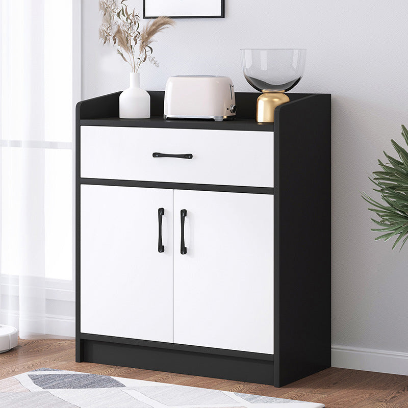 13.77" Wide Accent Chest with Drawer Contemporary Wood Chest with Door