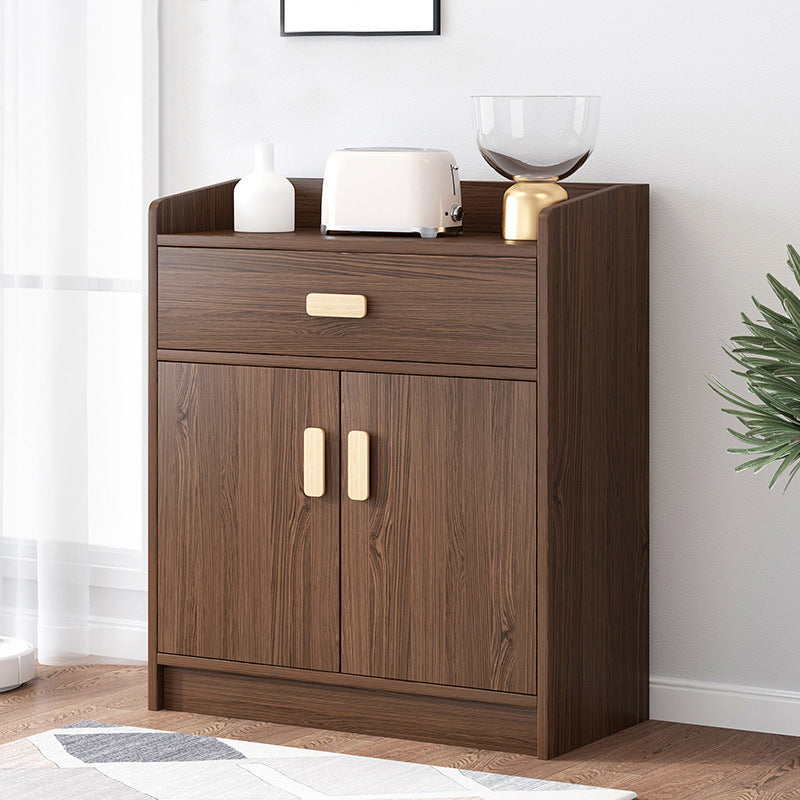 13.77" Wide Accent Chest with Drawer Contemporary Wood Chest with Door