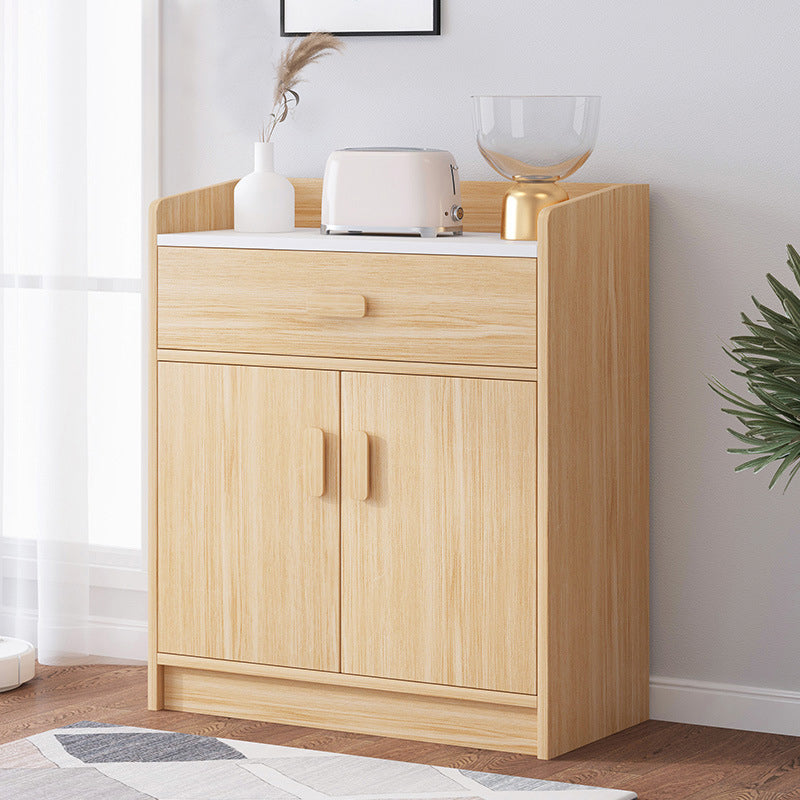 13.77" Wide Accent Chest with Drawer Contemporary Wood Chest with Door