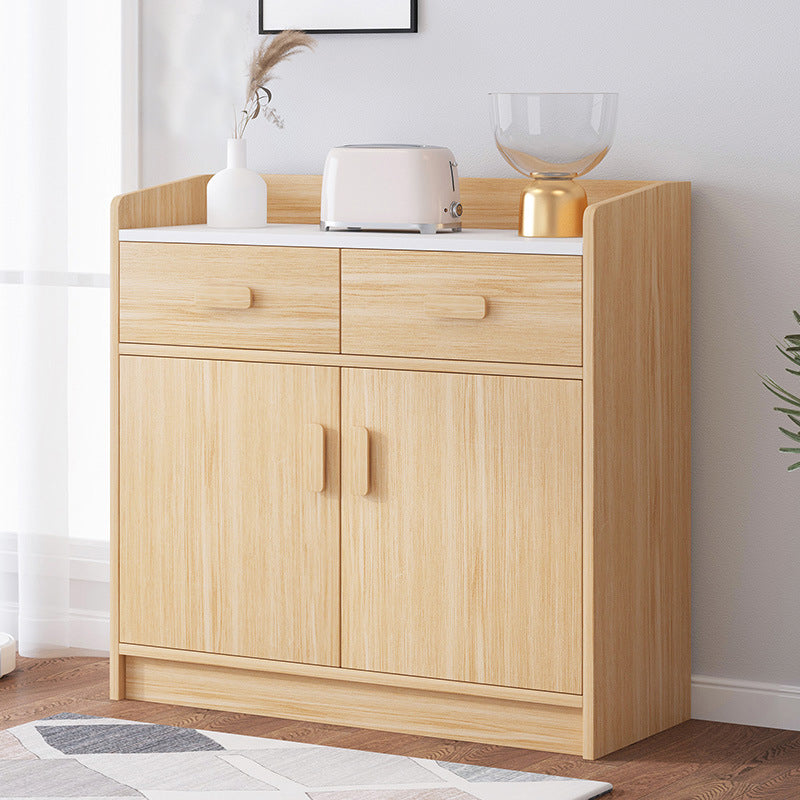 13.77" Wide Accent Chest with Drawer Contemporary Wood Chest with Door