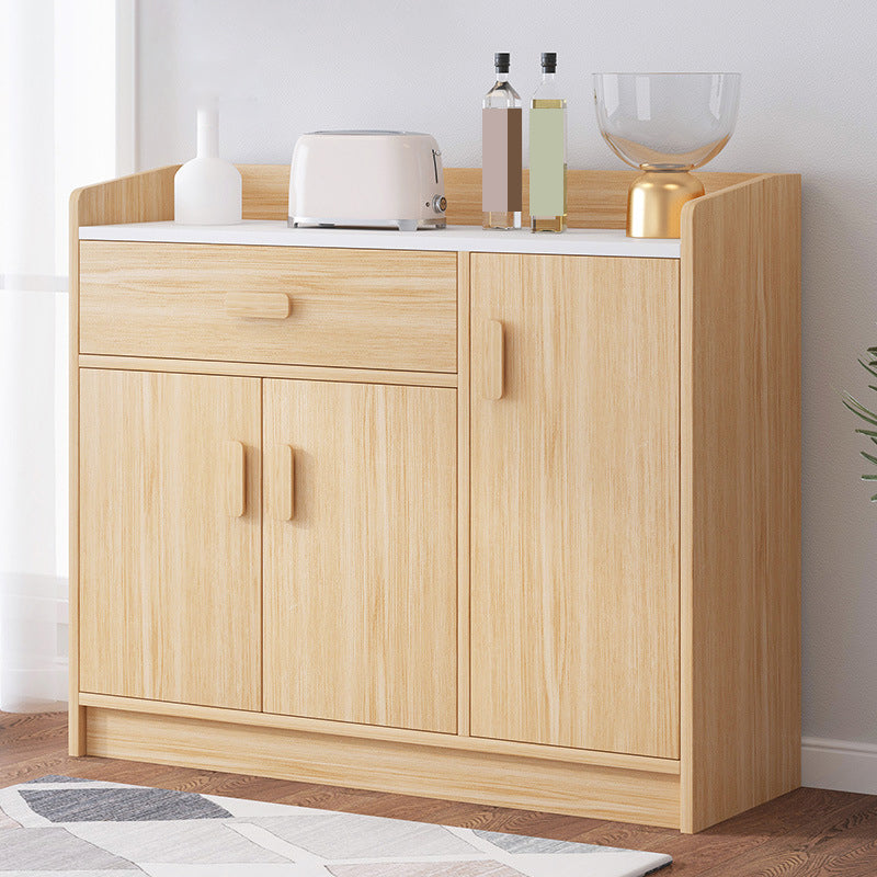13.77" Wide Accent Chest with Drawer Contemporary Wood Chest with Door