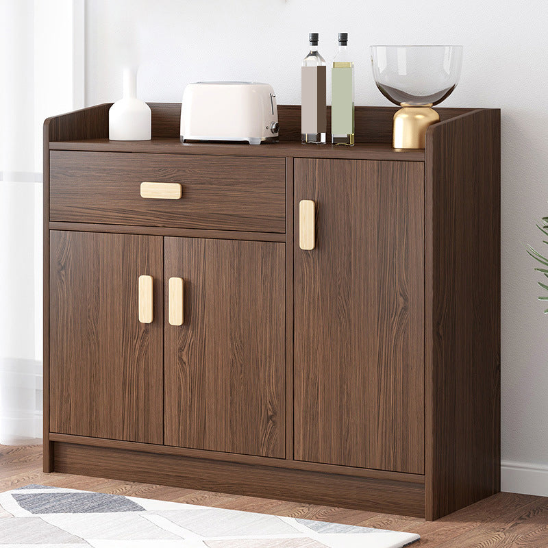 13.77" Wide Accent Chest with Drawer Contemporary Wood Chest with Door