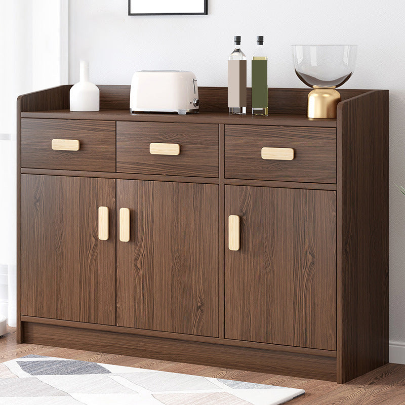 13.77" Wide Accent Chest with Drawer Contemporary Wood Chest with Door