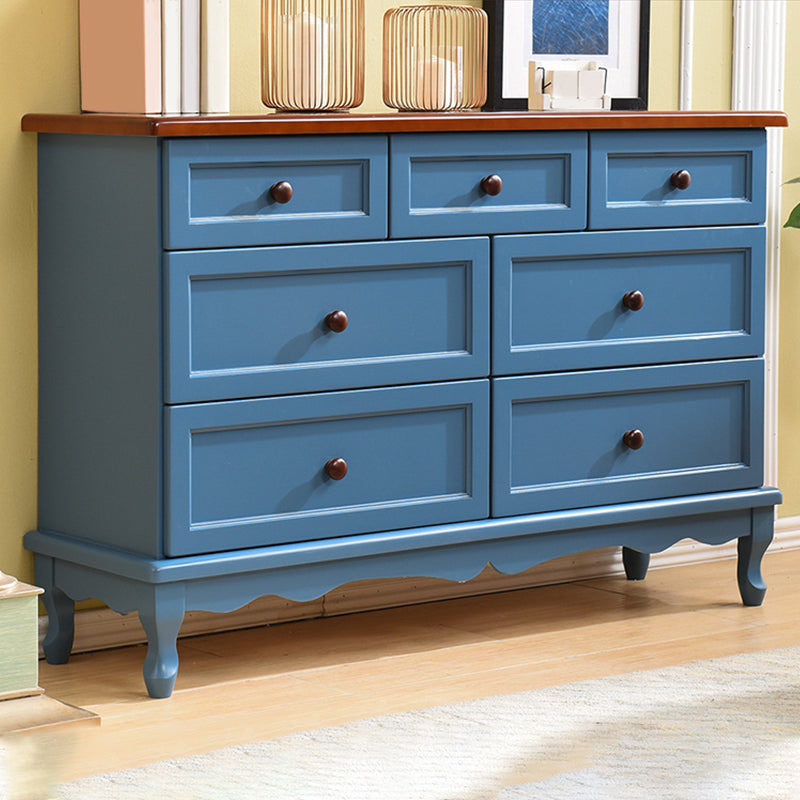 Modern Solid Wood Accent Chest with Drawers 13.77" Wide Chest