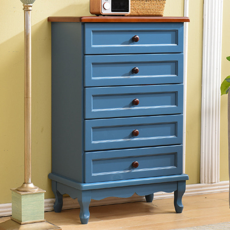 Modern Solid Wood Accent Chest with Drawers 13.77" Wide Chest
