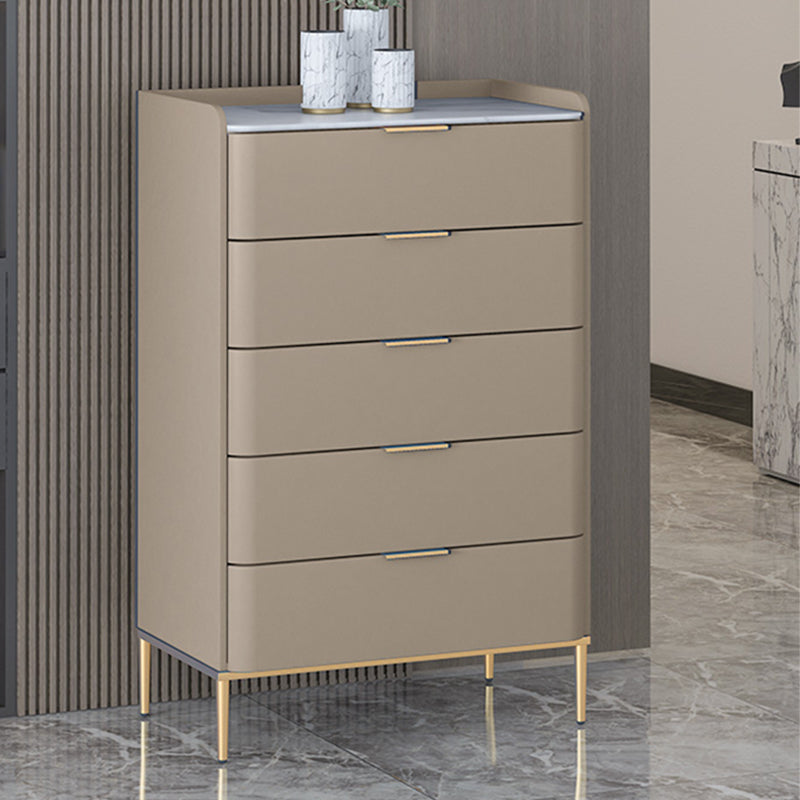 15.74" Wide Solid Wood Accent Chest with Drawers and Straight Legs Chest