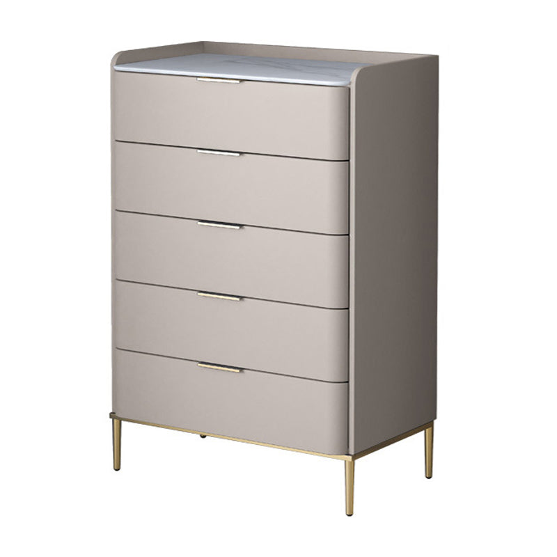 15.74" Wide Solid Wood Accent Chest with Drawers and Straight Legs Chest