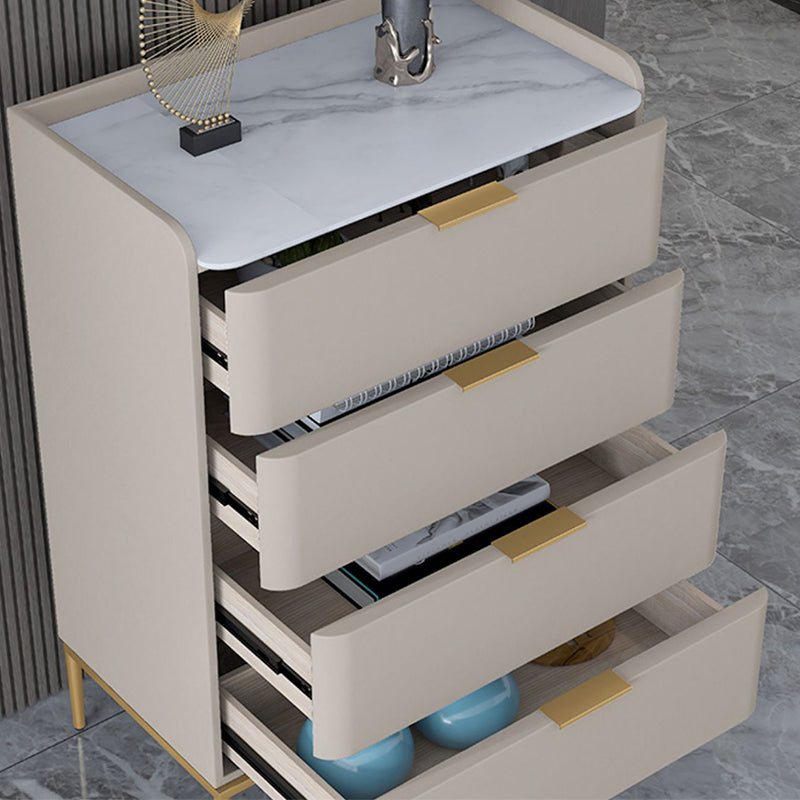 15.74" Wide Solid Wood Accent Chest with Drawers and Straight Legs Chest