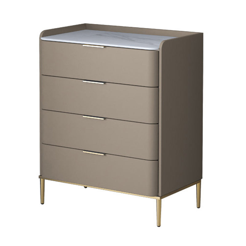 15.74" Wide Solid Wood Accent Chest with Drawers and Straight Legs Chest