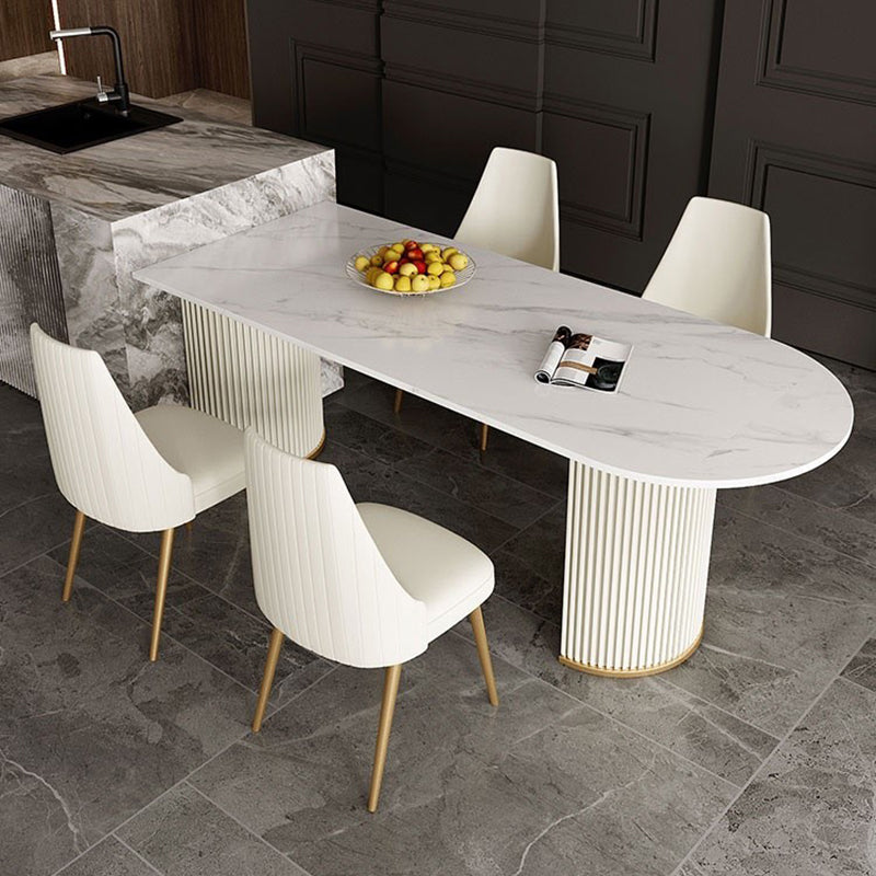 Free Form Home Dining Table Modern Dining Room Table of Sintered Stone