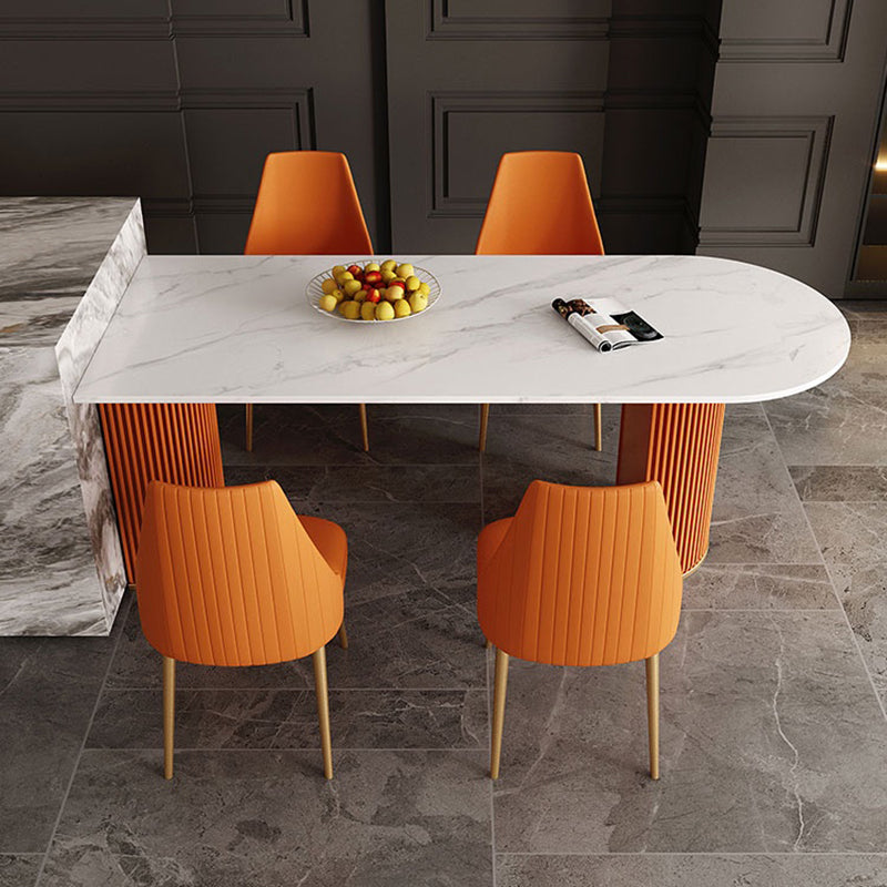 Free Form Home Dining Table Modern Dining Room Table of Sintered Stone