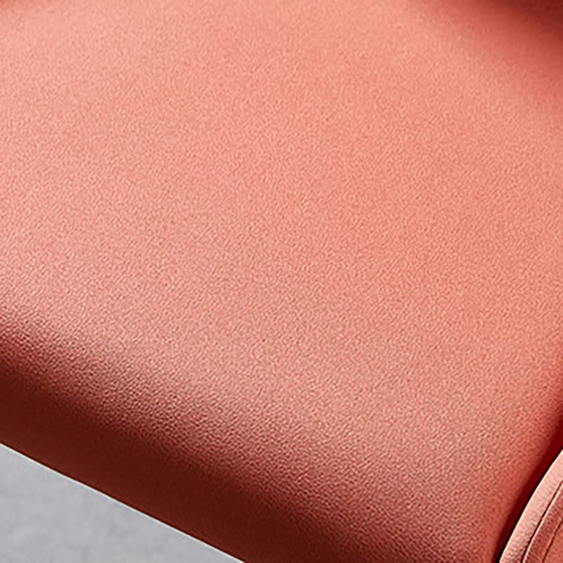 Industrial Arm Solid Back Dining Side Chair Fabric Dining Side Chair