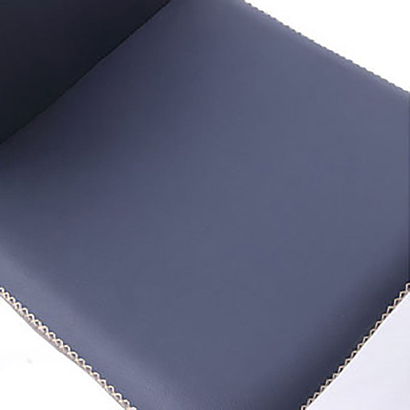 Industrial Wingback Armless Dining Chair Faux Leather Dining Chair for Kitchen