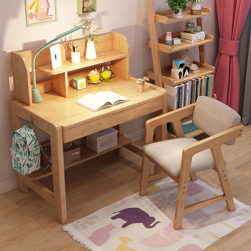 Contemporary Kitchen Chairs Dining Arm Side Chair with Wooden Legs